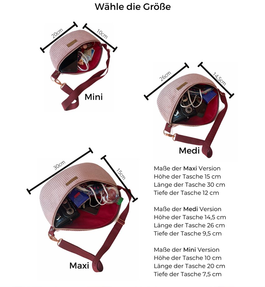 Konfiguration deiner Bauchtasche BASY - bagoney