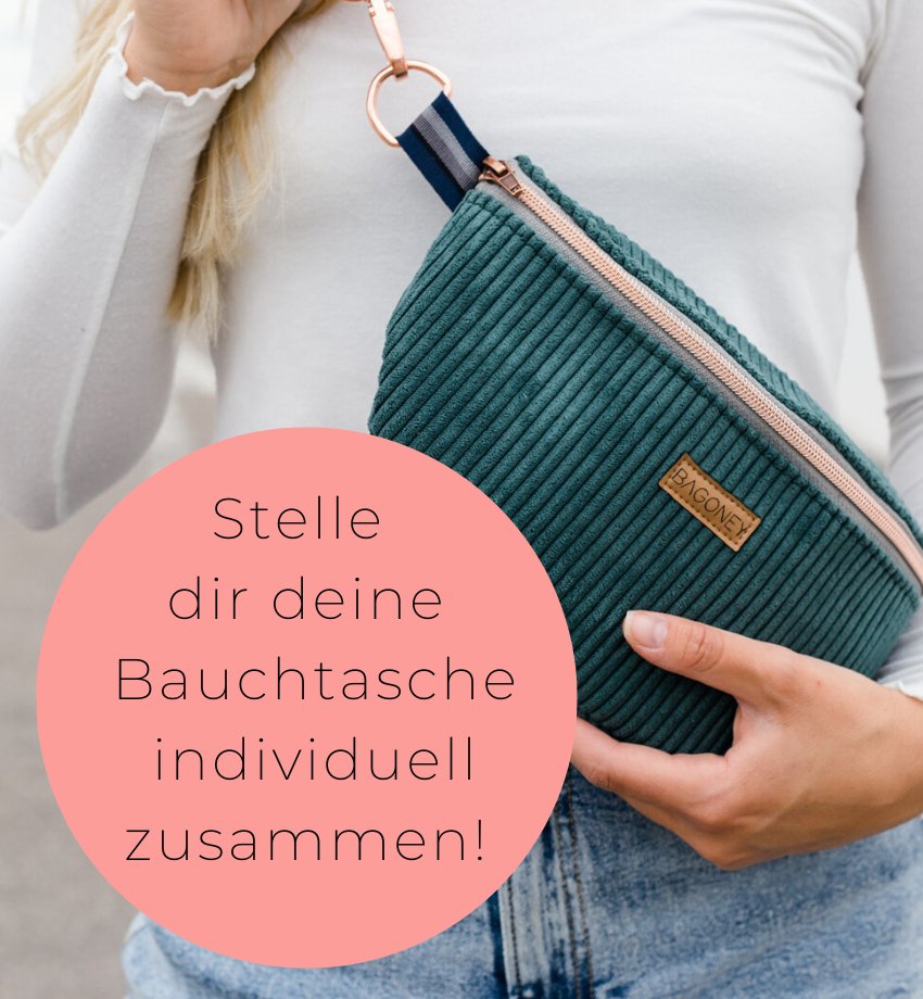 Konfiguration deiner Bauchtasche BASY - bagoney