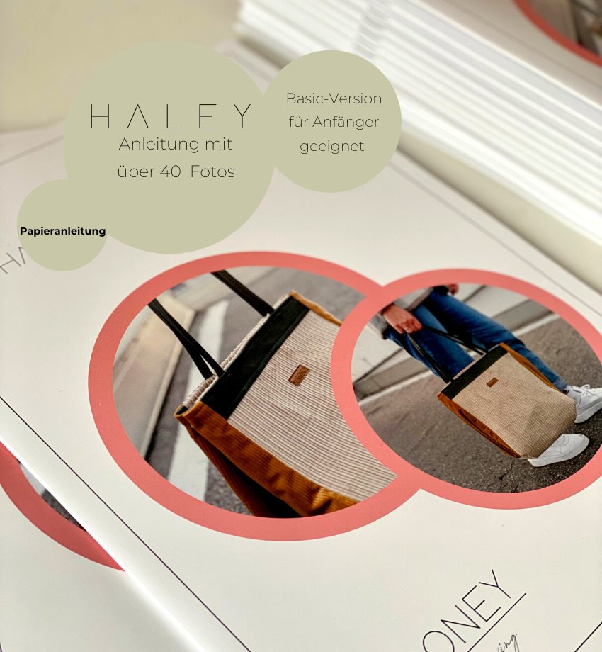 Schnittmuster Handtasche HALEY - Tasche selber nähen digital - bagoney